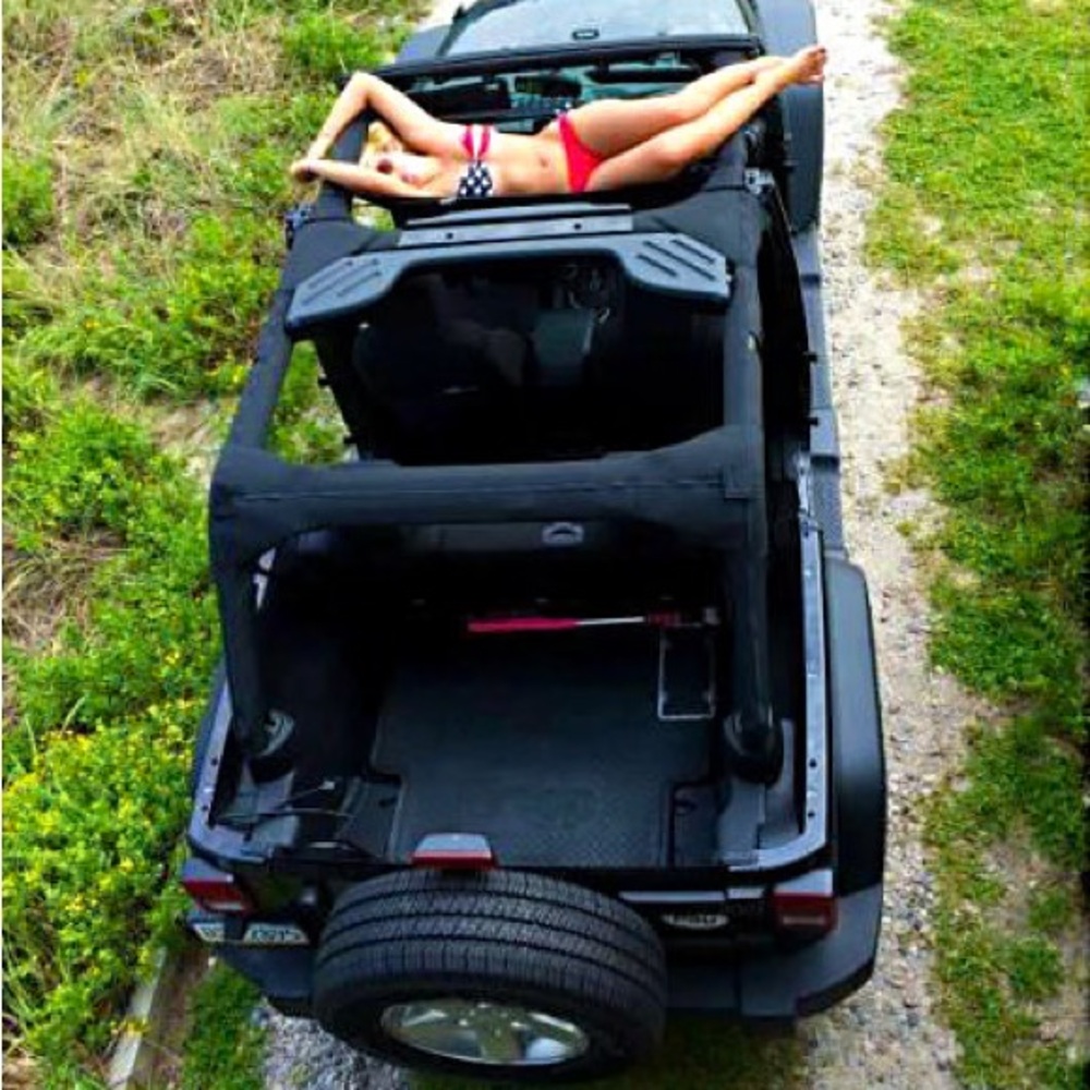 Br Jammock: soft load bearing hammock for soft top Jeeps - NIB